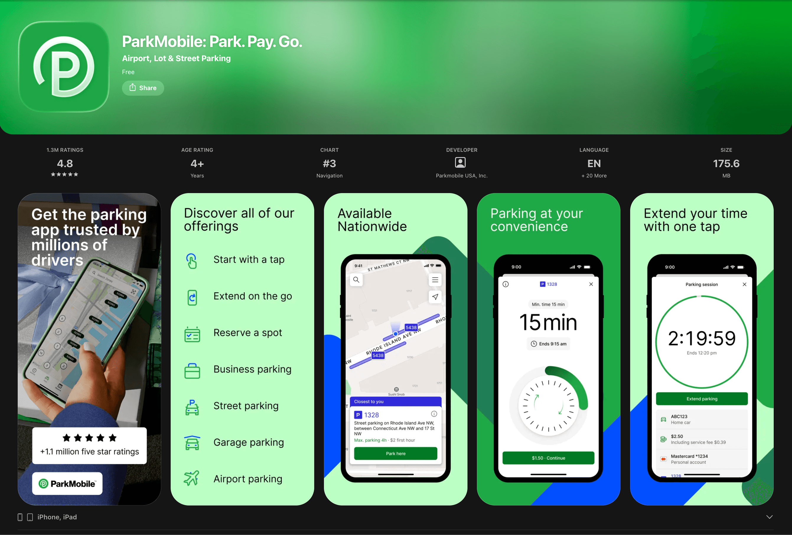 Arrive (EasyPark) screenshot 2